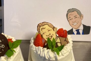 似顔絵ケーキ