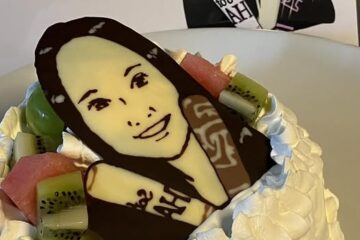 似顔絵ケーキ