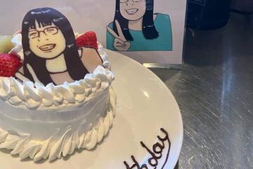 似顔絵ケーキ